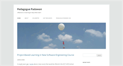 Desktop Screenshot of pedagoguepadawan.net